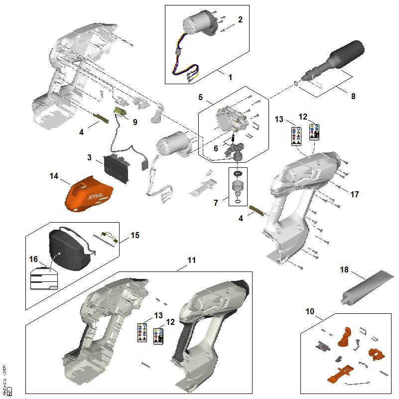 A - Pièces de rechange