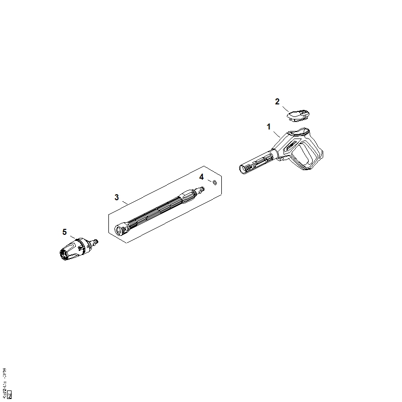 Pistolet, Lance