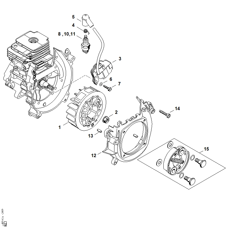 Dispositif d'allumage, Embrayage