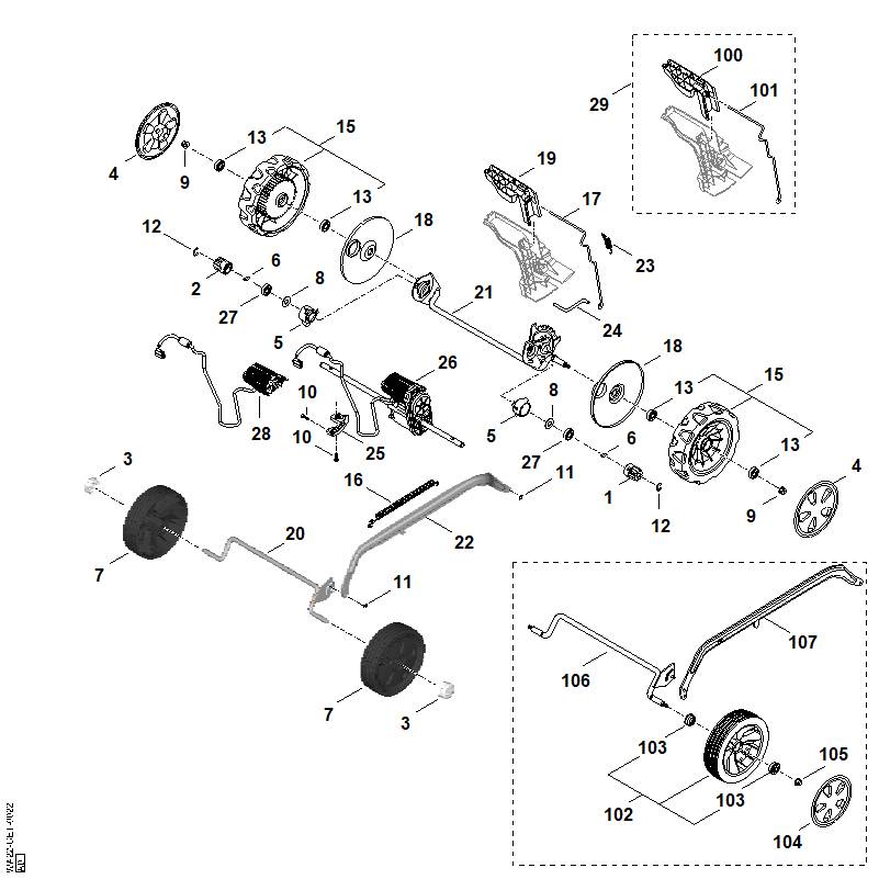 C - Entraînement, Transmission