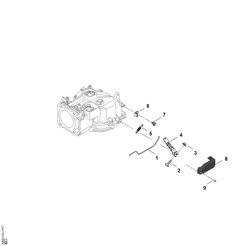 E - Tringlerie du régulateur