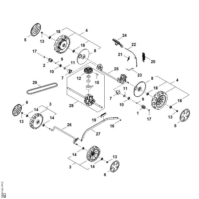 C - Entraînement, Transmission