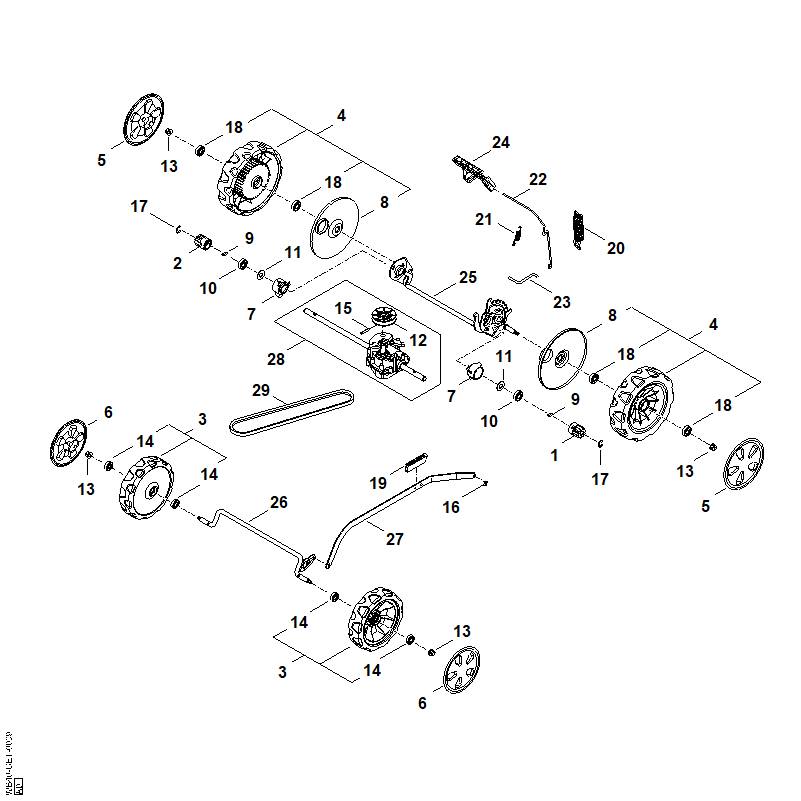 C - Entraînement, Transmission